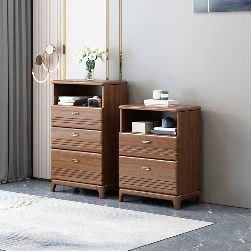 Traditional Dresser Solid Wood Storage Chest Dresser with 3/4/5 Drawers