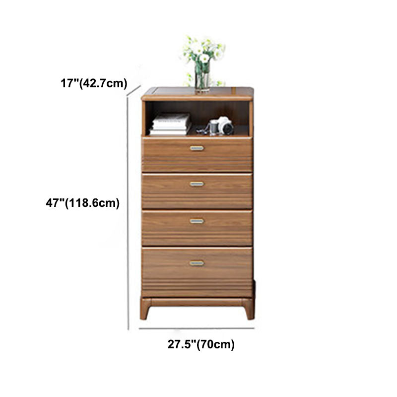 Traditional Dresser Solid Wood Storage Chest Dresser with 3/4/5 Drawers