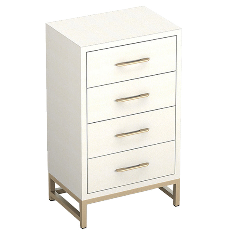 Glam Vertical Storage Chest Bedroom 16"W Wooden Chest with Drawers