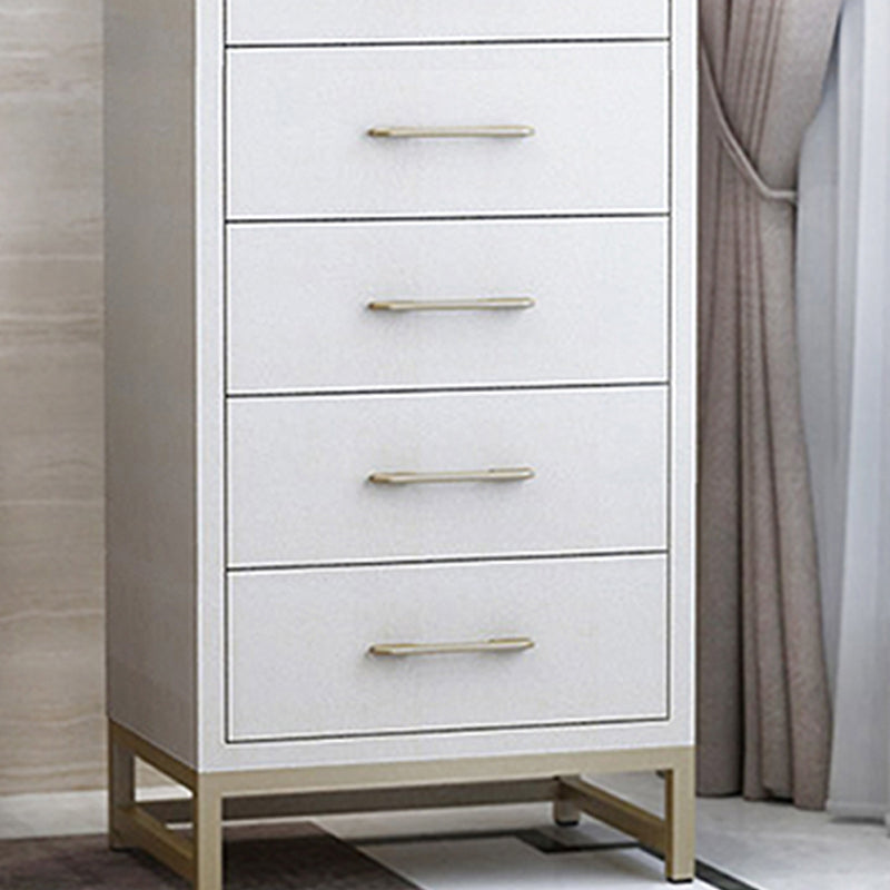Glam Vertical Storage Chest Bedroom 16"W Wooden Chest with Drawers