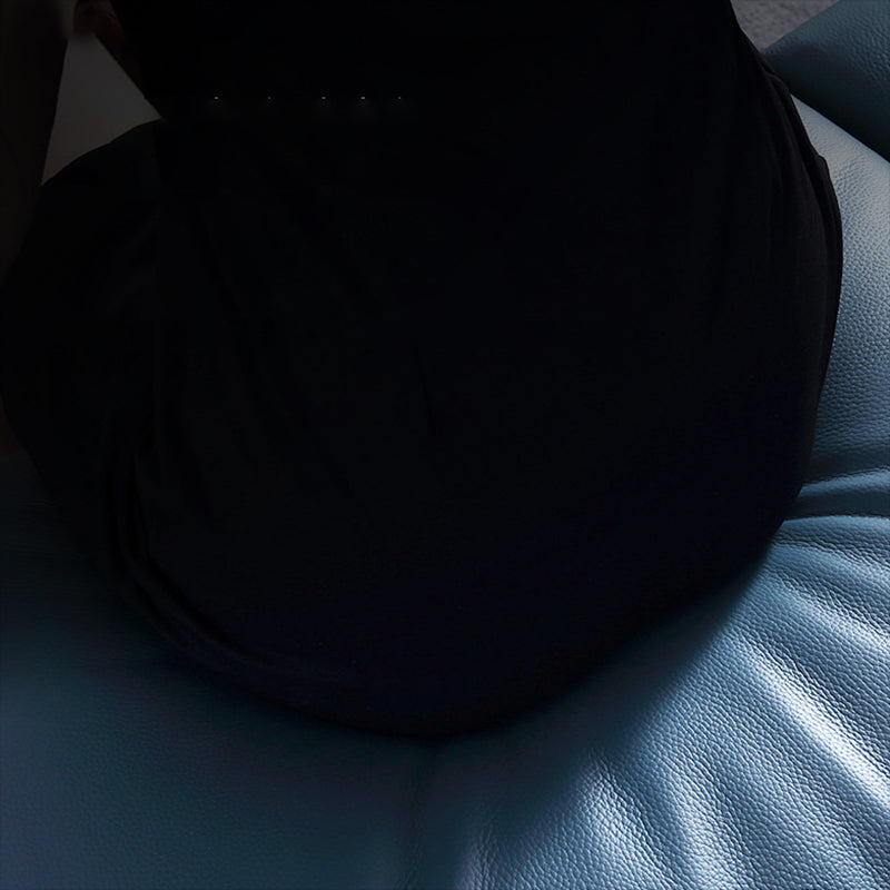 Glam Stationary Genuine Leather Pillow Top Arm Cushions Sofa Chaise