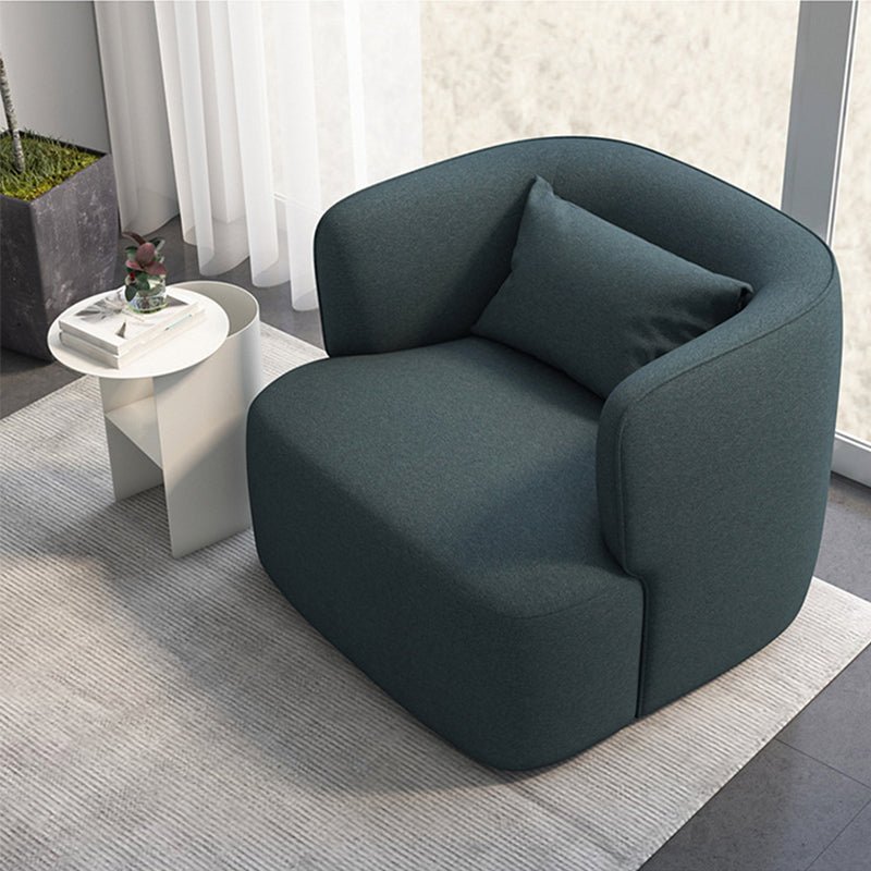 Nordic Arms Included with Pillow Fixed Back Living Room Accent Armchair