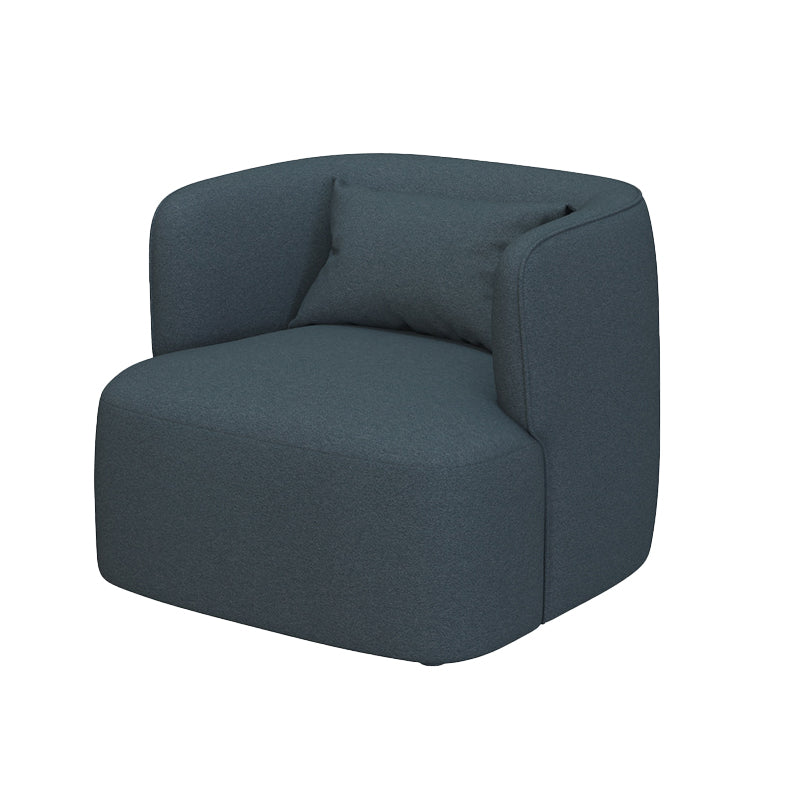 Nordic Arms Included with Pillow Fixed Back Living Room Accent Armchair