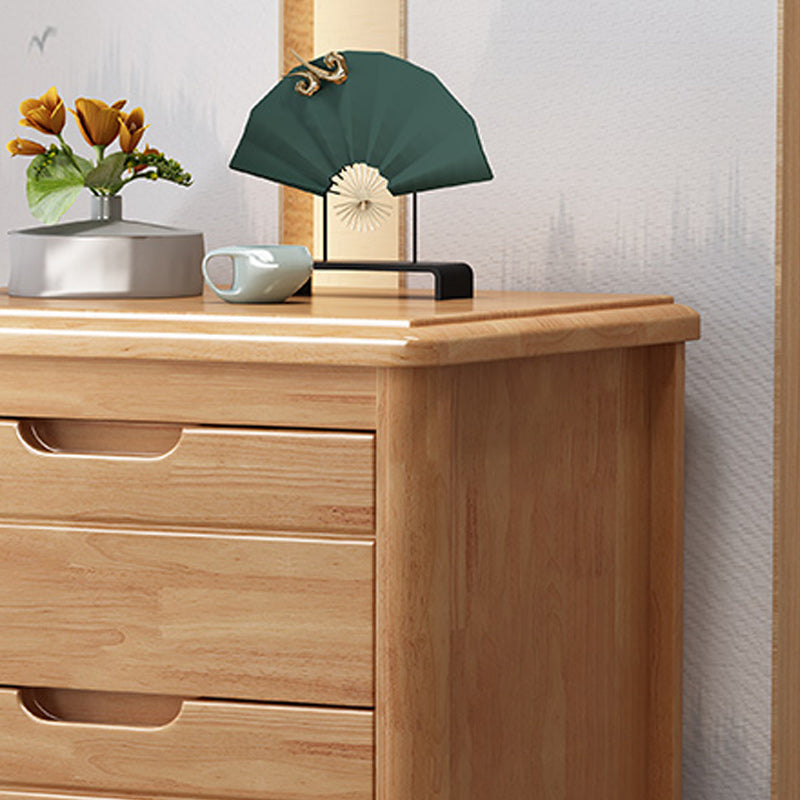 Walnut Modern & Contemporary Accent Chest Square Chest with Drawer