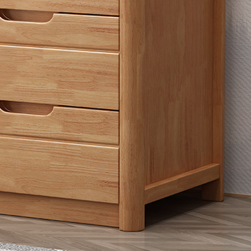 Walnut Modern & Contemporary Accent Chest Square Chest with Drawer