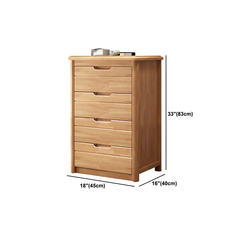 Walnut Modern & Contemporary Accent Chest Square Chest with Drawer