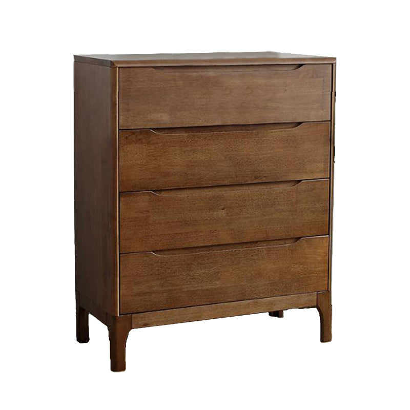 Contemporary Chest Rubberwood Accent Chest in Antique Finish