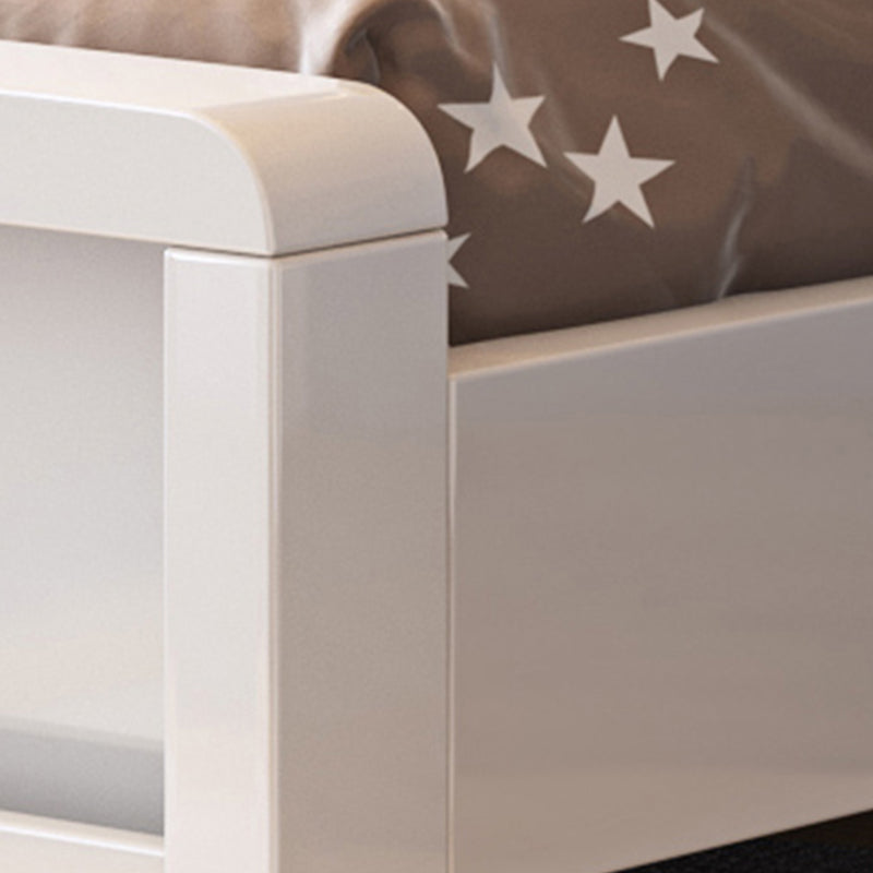 Modern Wood Standard Bed Bookcase Included Bed Frame for Bedroom