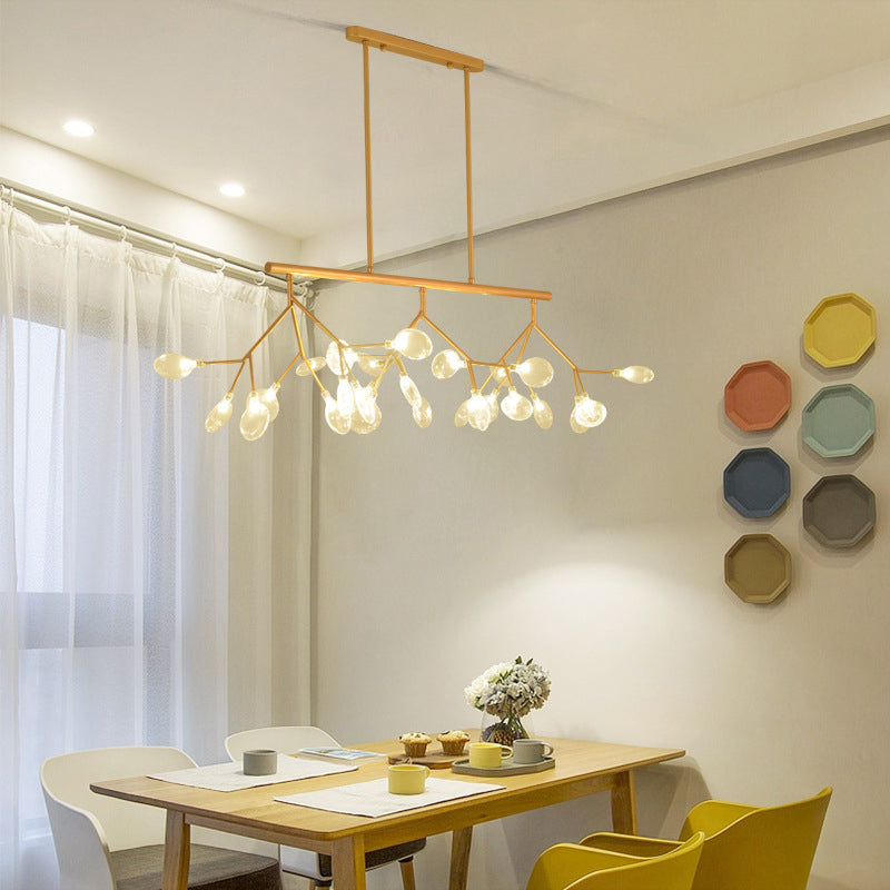 Modern Firefly Island Pendant Lighting Metal Multiple-Light Island Lighting