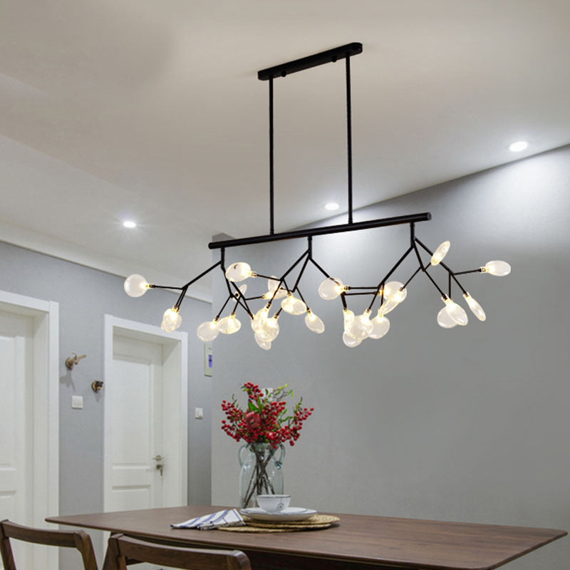 Modern Firefly Island Pendant Lighting Metal Multiple-Light Island Lighting