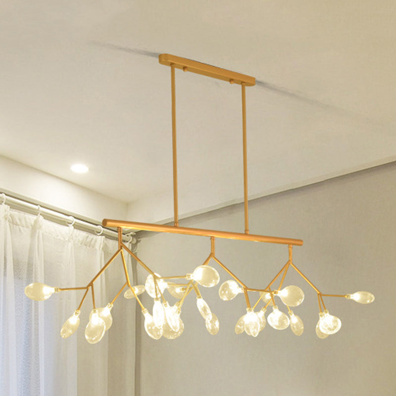 Modern Firefly Island Pendant Lighting Metal Multiple-Light Island Lighting