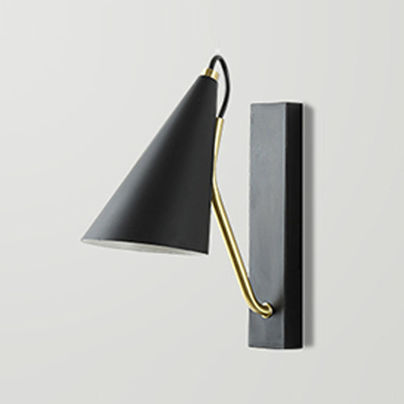 Contemporary Wall Sconce Household Metal Shade Wall Mounted Lamp for Sitting Room