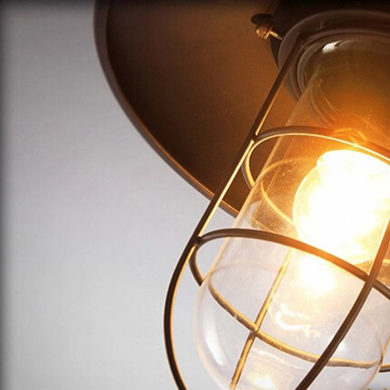 Industrial Metal Shade Wall Lamp Minimalism Wall Sconce Lighting Fixture for Bedroom