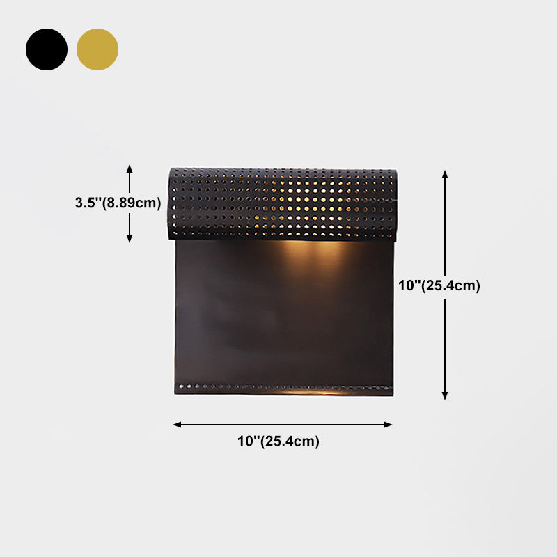 Postmodern Metal Wall Lamp Household Wall Sconce Lighting Fixture for Bedroom