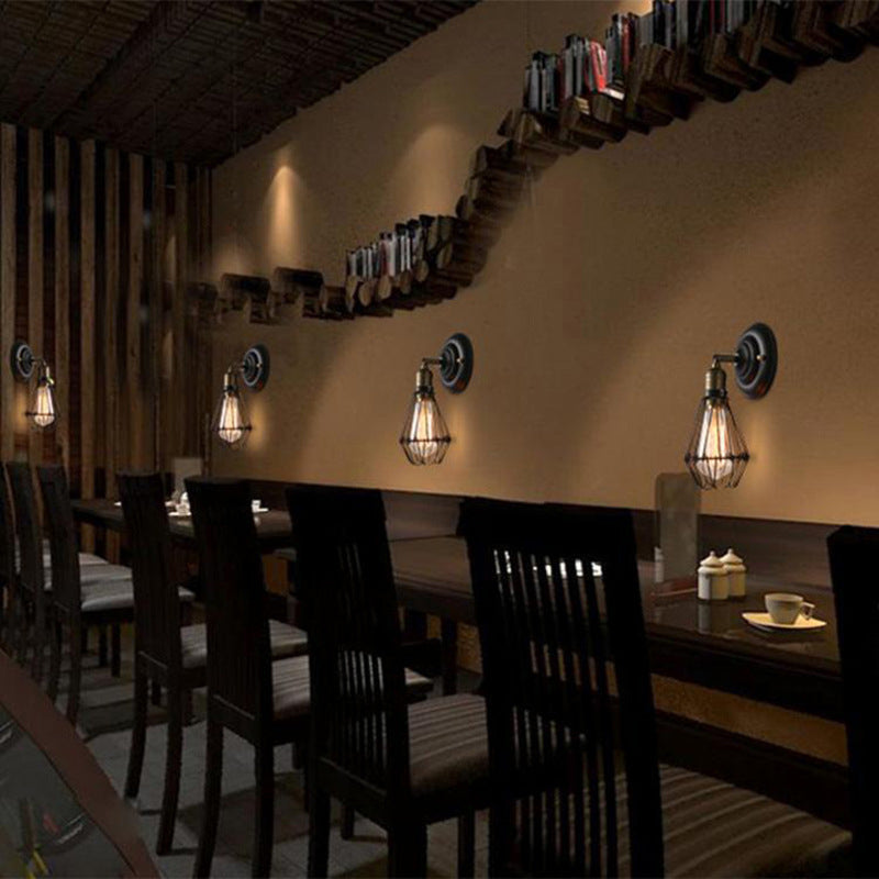 Simplicity Geometric Metal Wall Lamp Household Wall Sconce Lighting Fixture