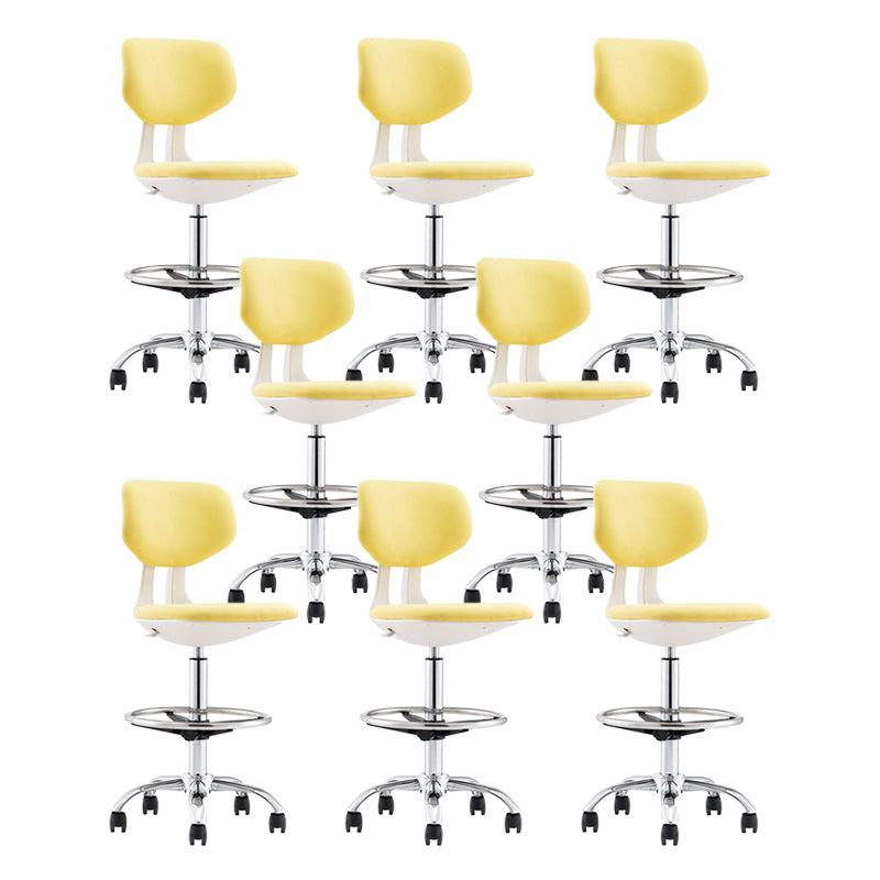 15" Wide Contemporary Desk Chair Slide Low Back Office Chair