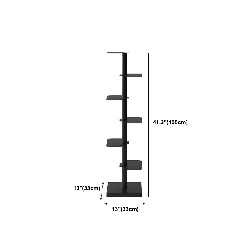 Metal Bookcase Contemporary Style Bookshelf for Home and Office