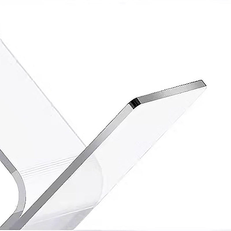 Acrylic 7.9" Wide Bookshelf Modern Open Back Bookcase for Study Room