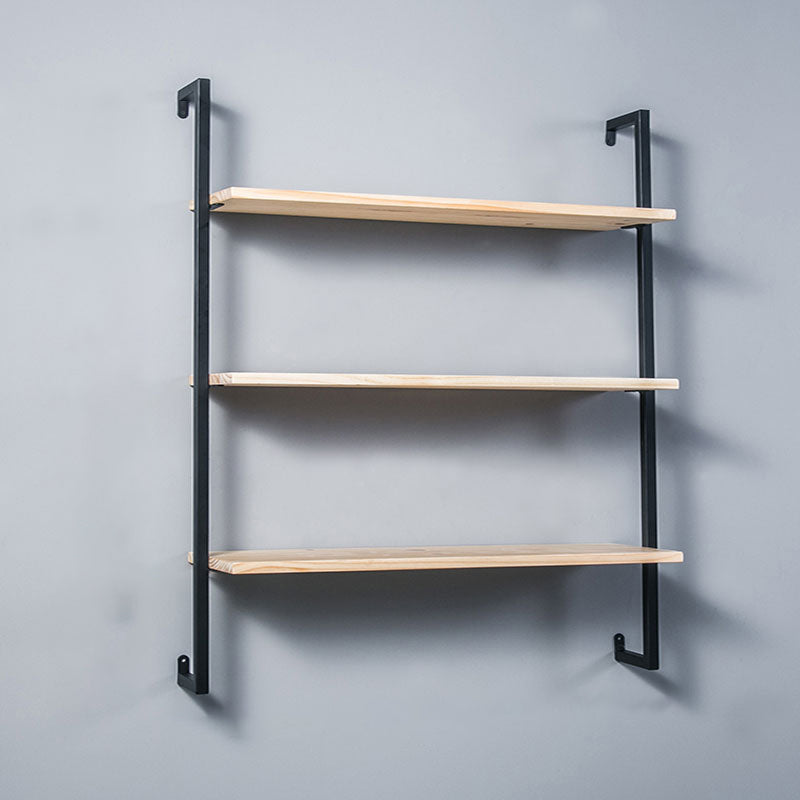 Light Luxury Wall Mounted Book Shelf Floating Metal Bookcase