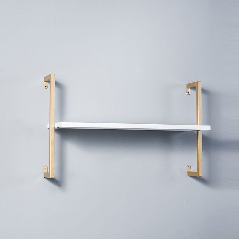 Light Luxury Wall Mounted Book Shelf Floating Metal Bookcase