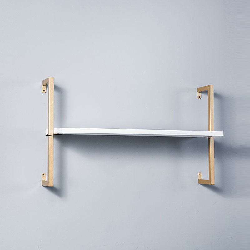 Light Luxury Wall Mounted Book Shelf Floating Metal Bookcase