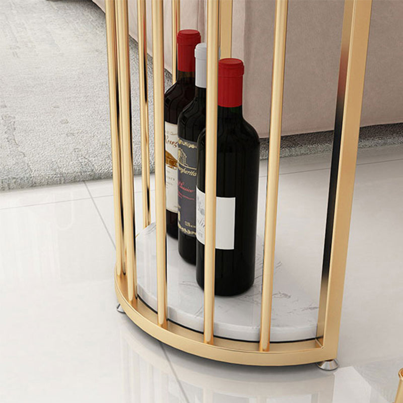 Glam Pub Table Specialty Stone Bar Height Bar Table for Indoor