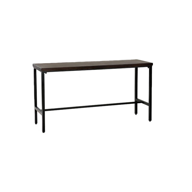 Solid Wood Pub Table Bar Height Industrial Bar Table for Indoor