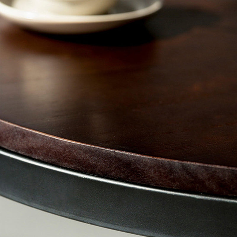 Solid Wood Pub Table Bar Height Industrial Bar Table for Indoor