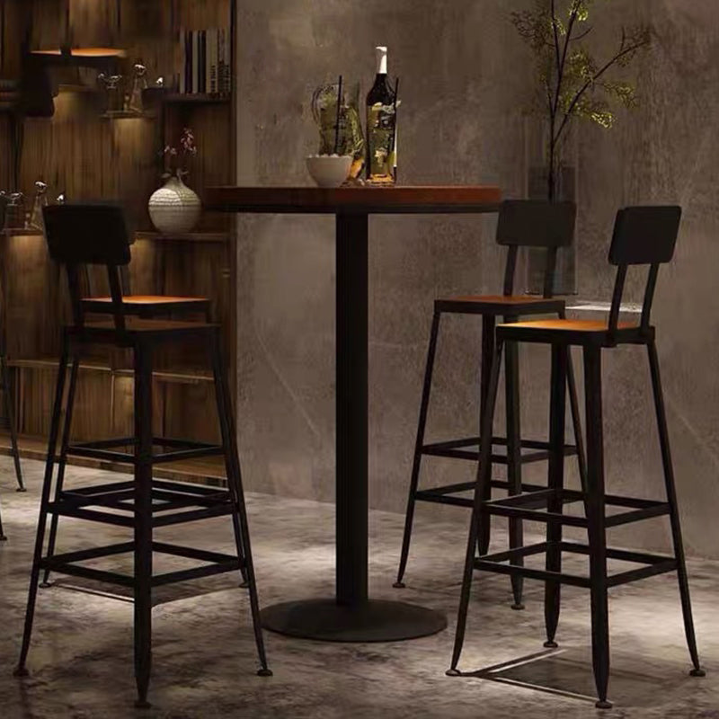 Bar Height Pub Table Wood Industrial Bar Table for Indoor and Outdoor