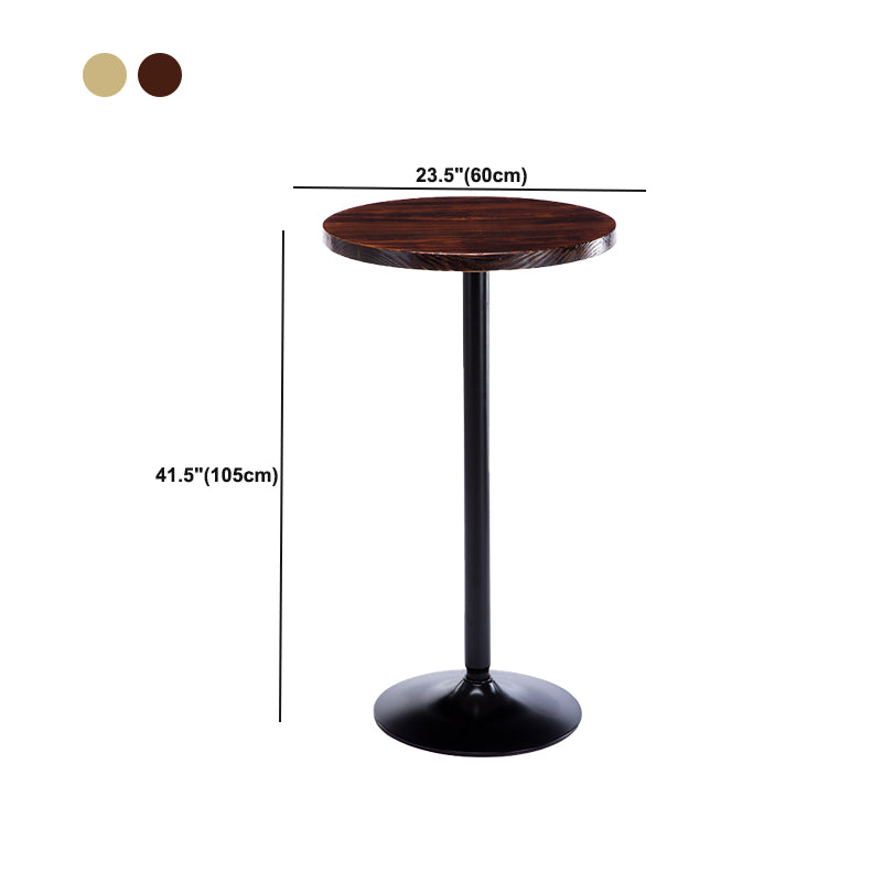 Bar Height Pub Table Wood Industrial Bar Table for Indoor and Outdoor