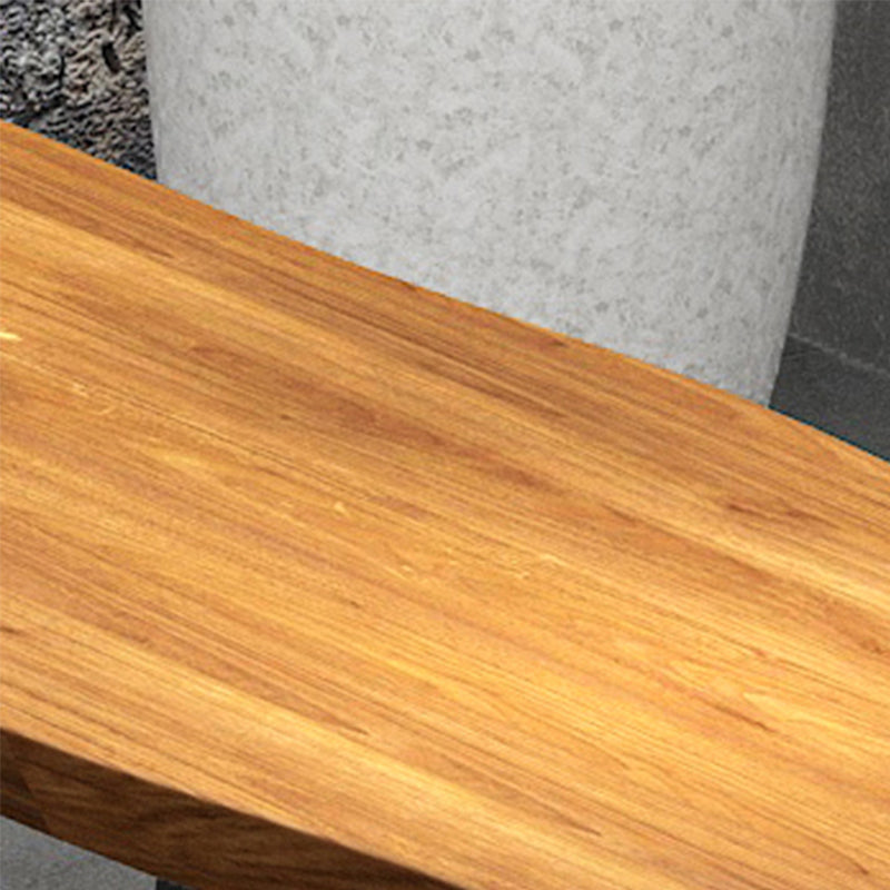 Specialty Solid Wood Bar Table Industrial Brown Pub Bar Table with Sled Base