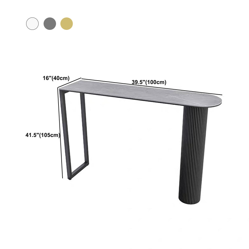 Specialty Pub Table Glam Style Bar Height Bar Table for Indoor