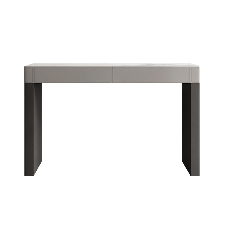 Rectangular White Modern Bar Table Stone Table for Restaurant