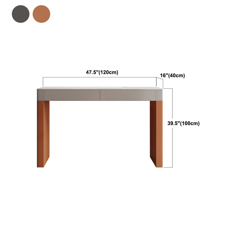 Rectangular White Modern Bar Table Stone Table for Restaurant