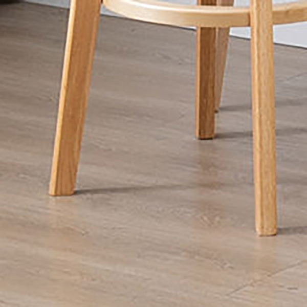 Scandinavian Wood Stool Wood Rectangle Seat Counter Stool in Matte Finish