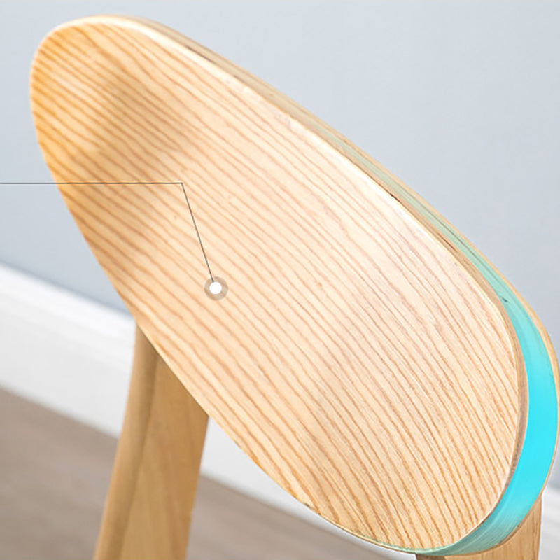 Contemporary Dessert Shop Stool Matte Finish Upholstered Bar Stools