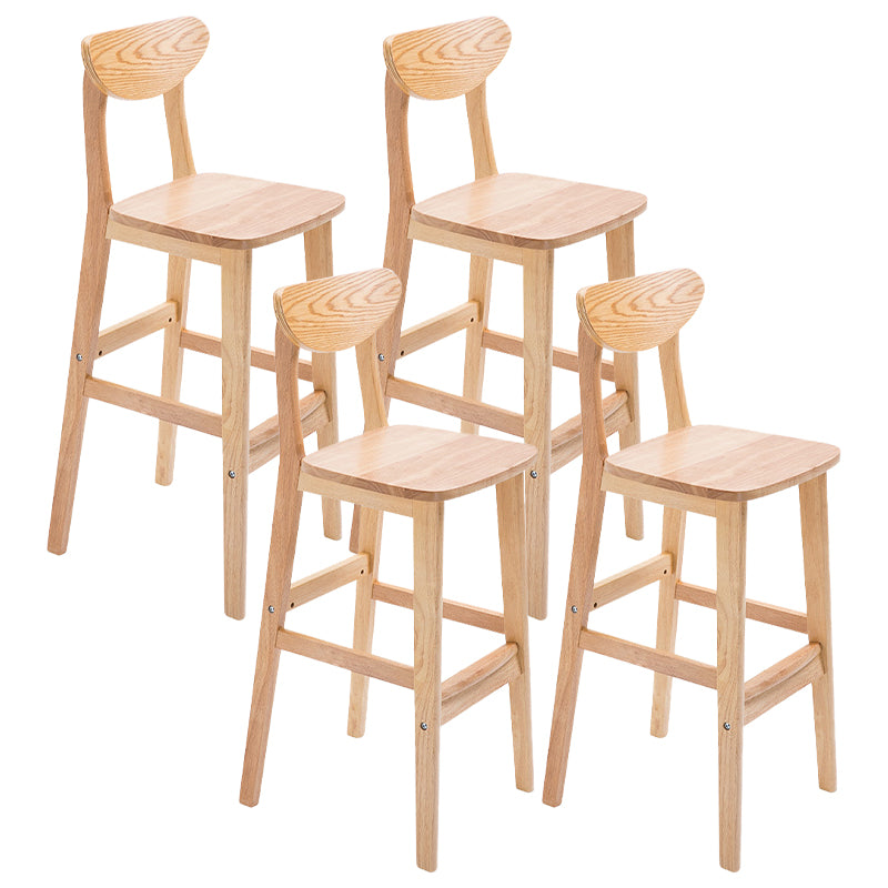Contemporary Dessert Shop Stool Matte Finish Upholstered Bar Stools