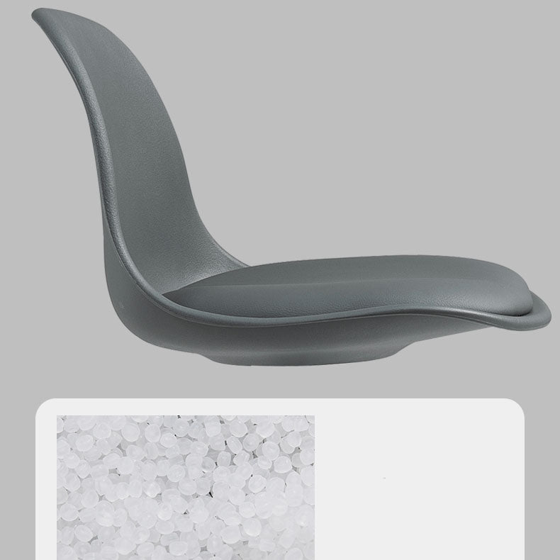 Contemporary Metal Barstool Low Back Faux Leather Cushion Footrest Stool