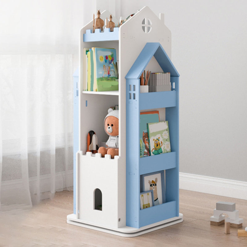 4 Shelves Bookcase 16.1" Wide Shelf Bookcase Engineered Wood