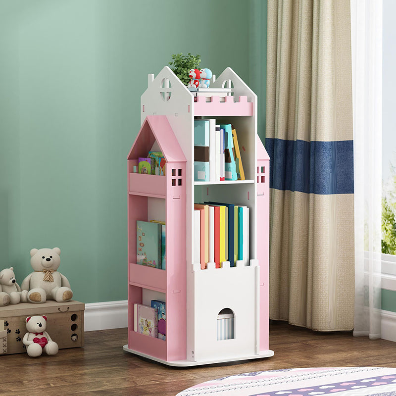 4 Shelves Bookcase 16.1" Wide Shelf Bookcase Engineered Wood