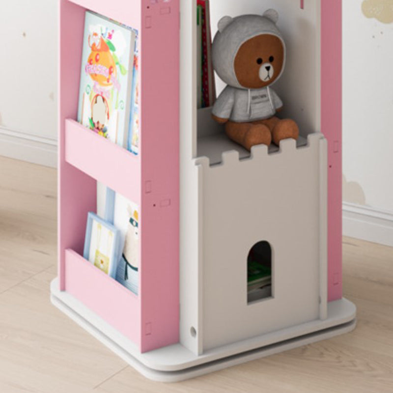 4 Shelves Bookcase 16.1" Wide Shelf Bookcase Engineered Wood