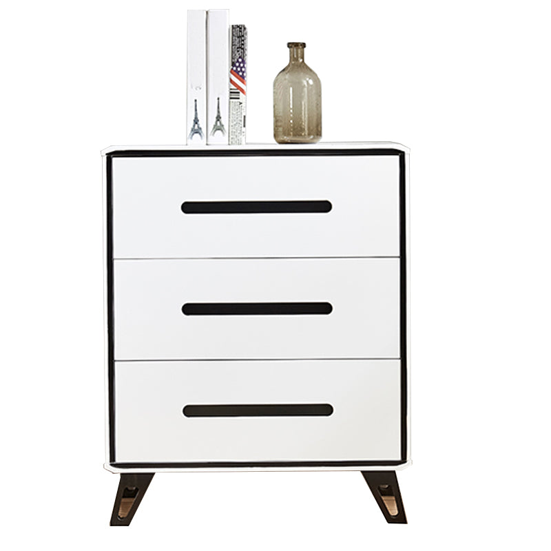 16" W Modern Storage Chest Dresser White Vertical Storage Chest with 3/4/5 Drawers