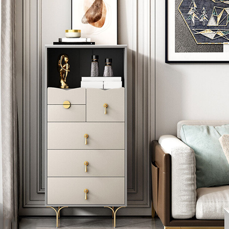 15.6-inch Width Glam Dresser Manufactured Wood Storage Chest