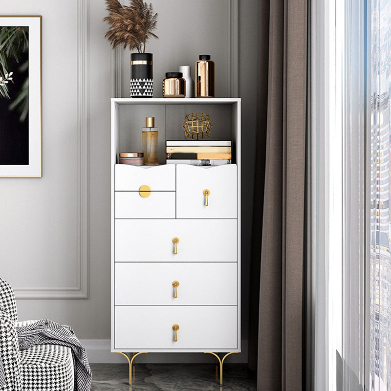 15.6-inch Width Glam Dresser Manufactured Wood Storage Chest