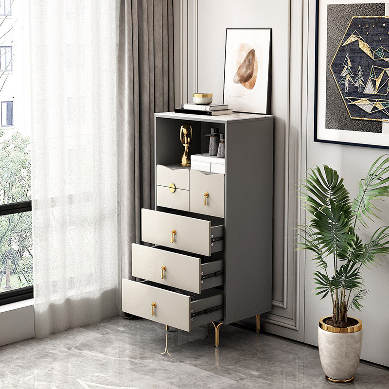 15.6-inch Width Glam Dresser Manufactured Wood Storage Chest