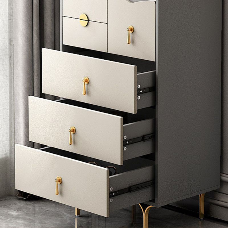 15.6-inch Width Glam Dresser Manufactured Wood Storage Chest