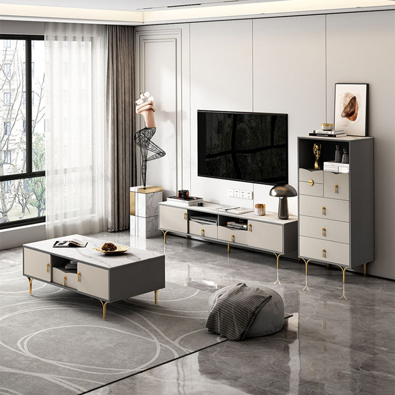 15.6-inch Width Glam Dresser Manufactured Wood Storage Chest