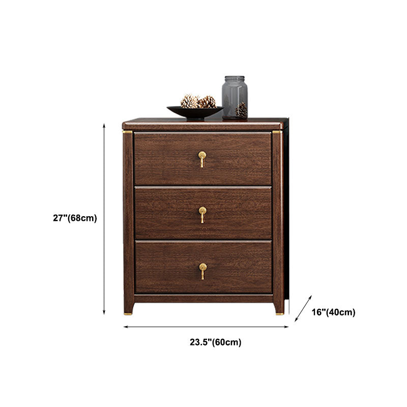 15.6-inch American Traditional Dresser Solid Wood Storage Chest Dresser