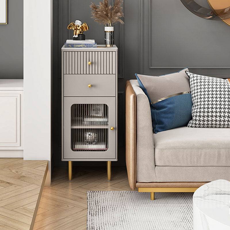 15.6-inch Width Glam Dresser Stone Storage Chest with 1/2/3 Drawers