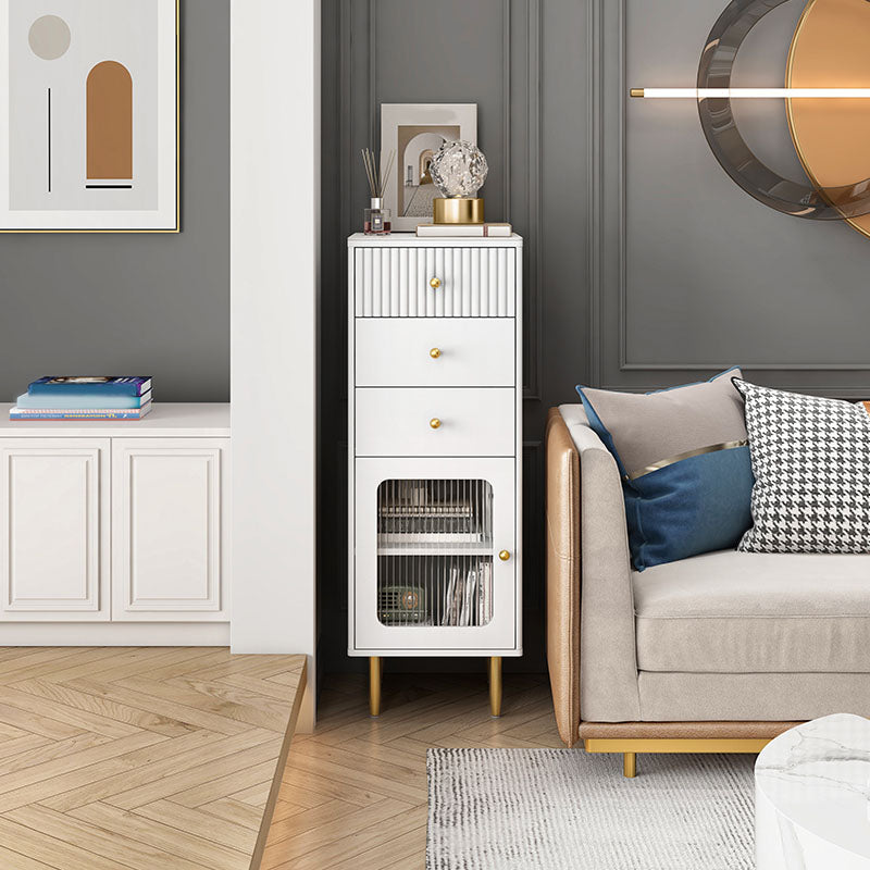 15.6-inch Width Glam Dresser Stone Storage Chest with 1/2/3 Drawers